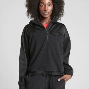 Athleta Black Athleta Zion Microfleece 1/2 Zip Top